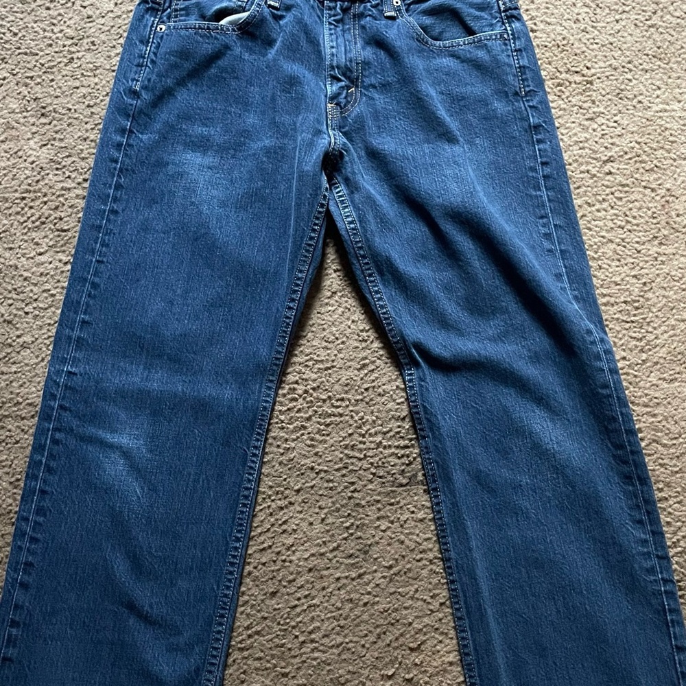 Men's Size 31x30 Levi’s Straight Leg Blue Jeans